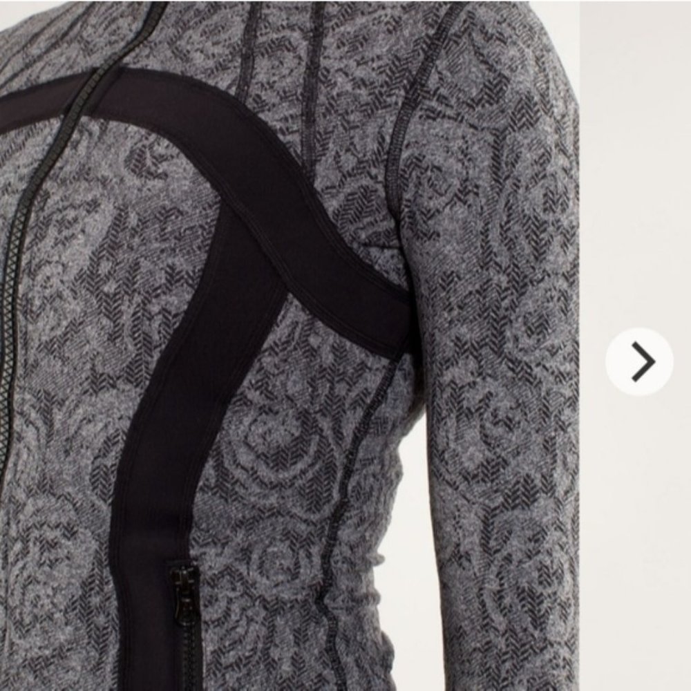 Lululemon Define Jacket *Brushed Rose Herringbone Black / Black - Picture 8 of 14